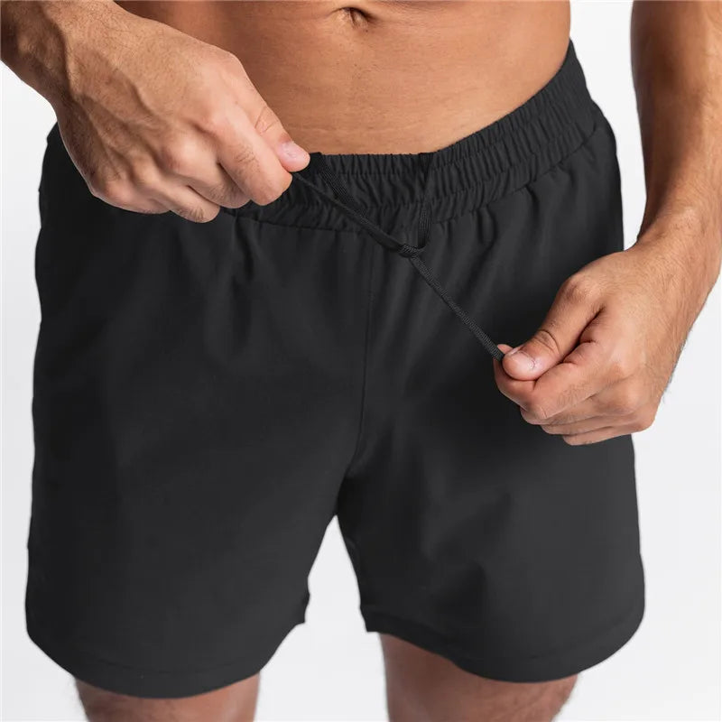 Men Shorts Quick-Dry Sport Short Pants Casual Running Basketball Shorts Pocket Beach Crossfit Shorts Man Sweatpants Gym Clothing